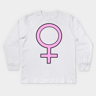 Female = Power Kids Long Sleeve T-Shirt